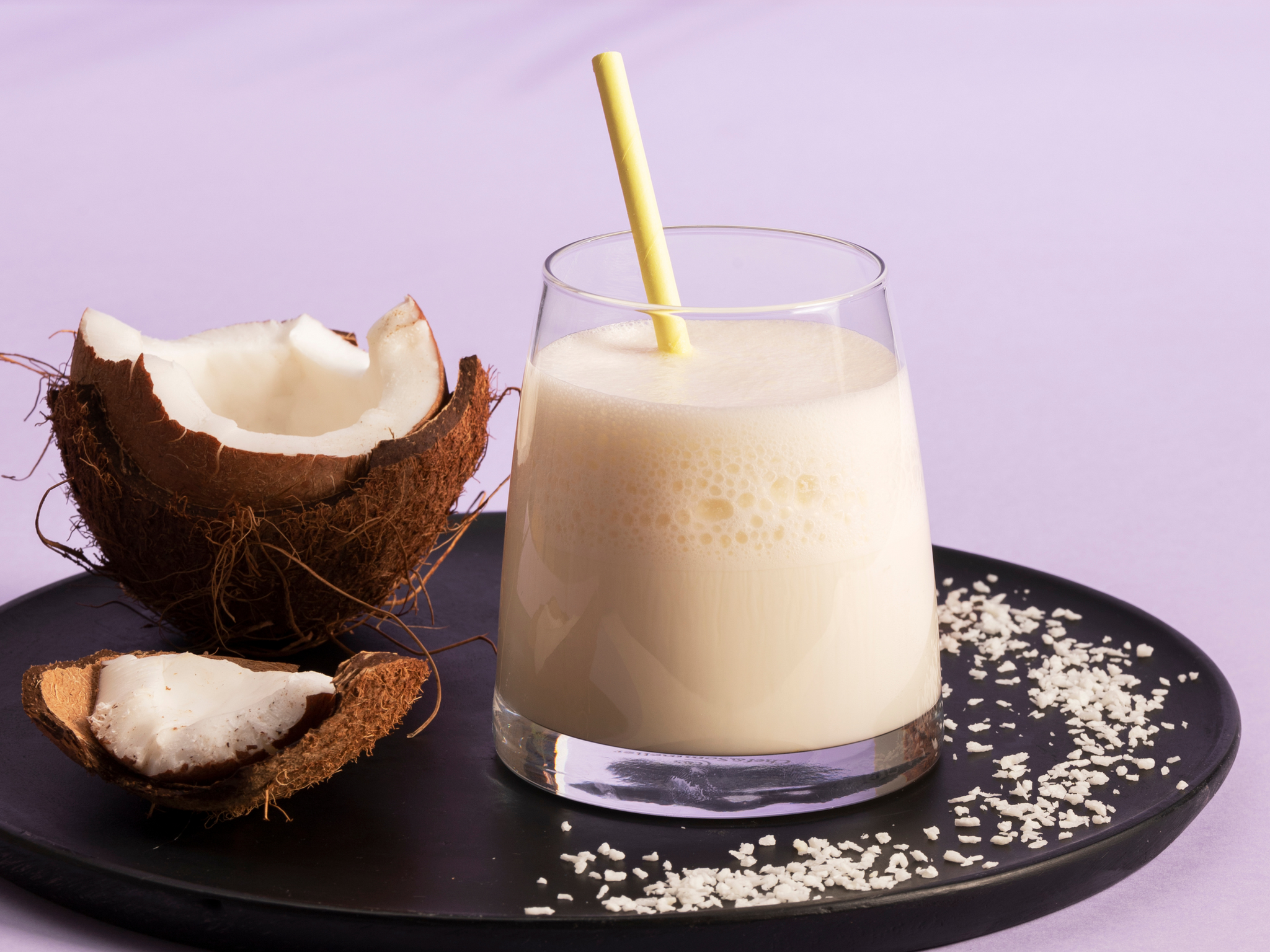 Earl Grey Coconut Iced Latte