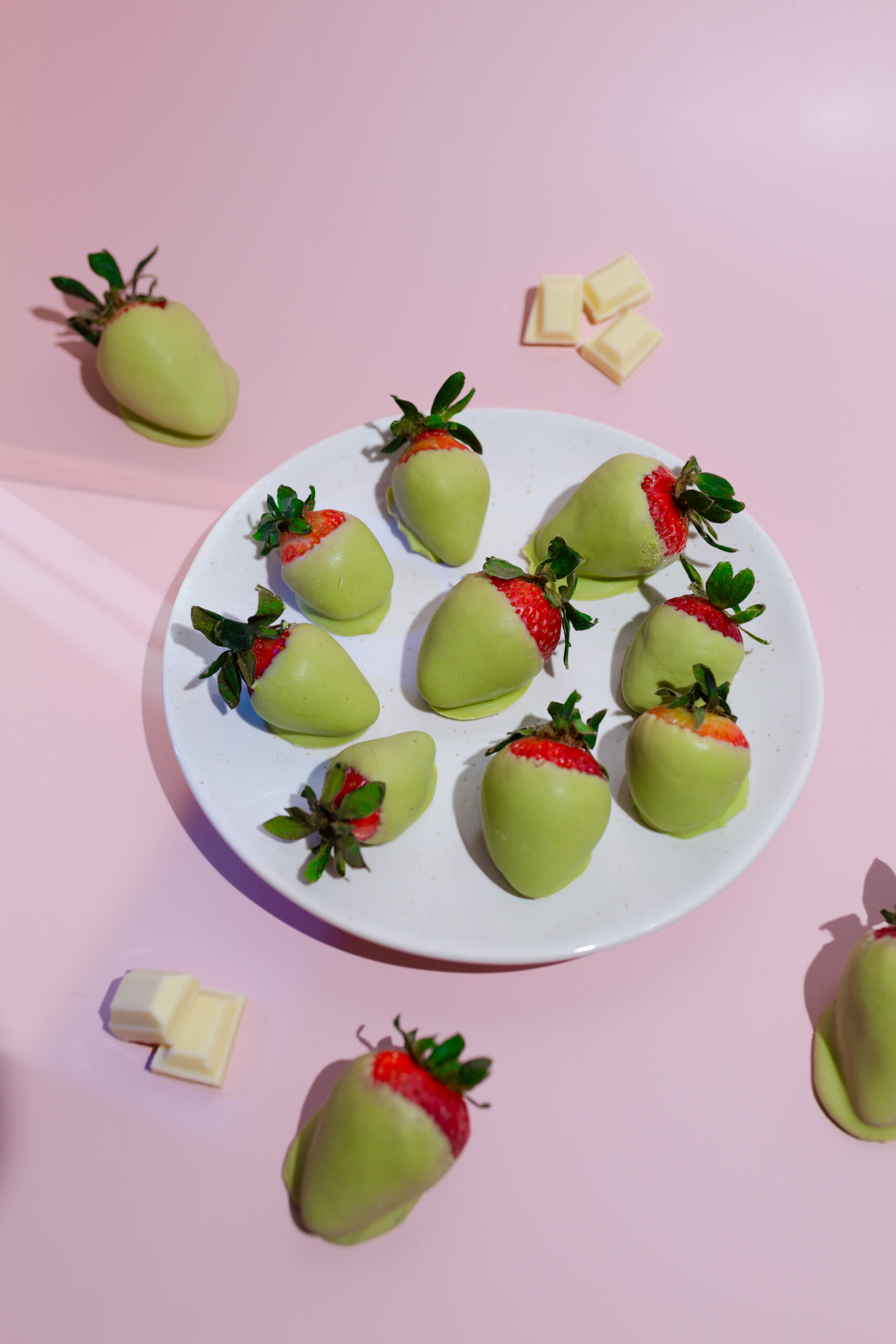 Matcha Covered Strawberries – Sipology