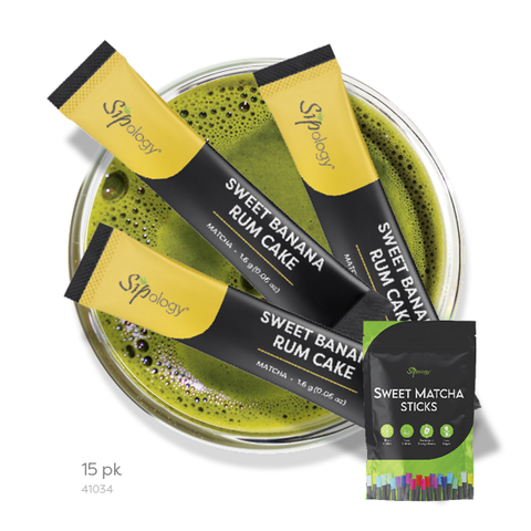 Banana Rum Cake Sweet Matcha Sticks (15 pk)