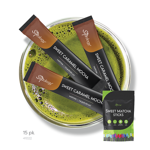 Caramel Mocha Sweet Matcha Sticks (15 pk)
