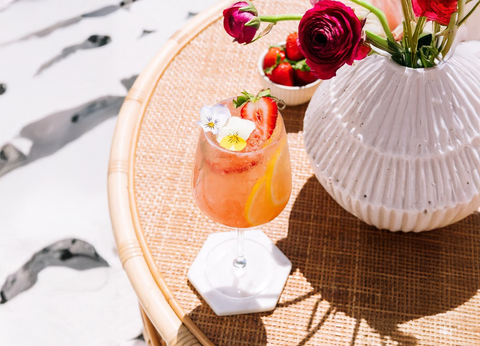 Strawberry Orange Citrus Spritz