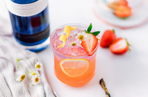 Berry Basil Infused Cooler