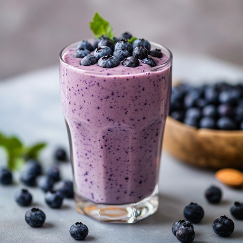 Frozen Blueberry Vanilla Crush