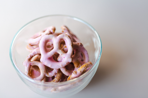 Probiotic Yogurt-Dipped Pretzels