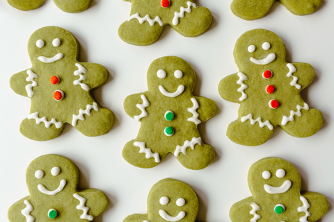 Matcha Gingerbread Men