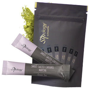 Sweet Salted Caramel Matcha Sticks - 10 Pack