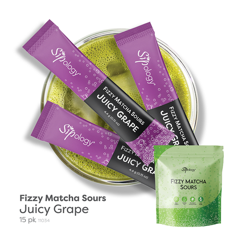 Juicy Grape Fizzy Matcha Sours (15 pk)