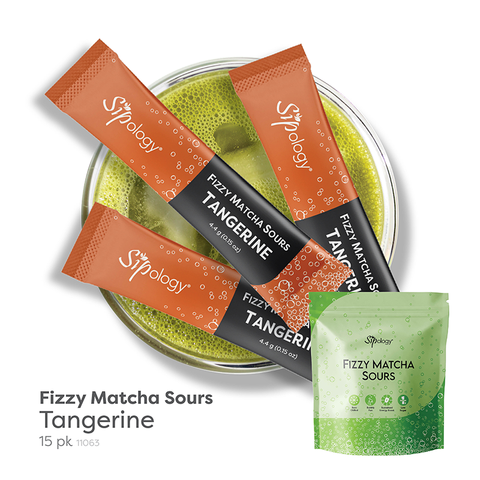Tangerine Fizzy Matcha Sours (15 pk)