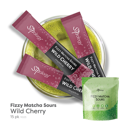 Wild Cherry Fizzy Matcha Sours (15 pk)