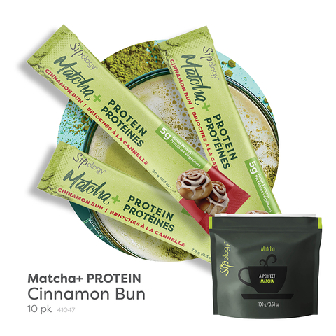 Matcha+ Protein - Cinnamon Bun