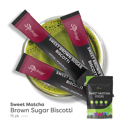 Brown Sugar Biscotti Sweet Matcha Sticks (15 pk)