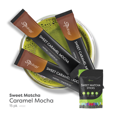 Caramel Mocha Sweet Matcha Sticks (15 pk)