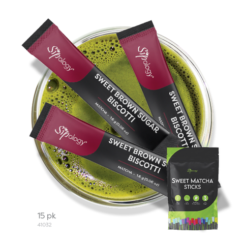 Brown Sugar Biscotti Sweet Matcha Sticks (15 pk)