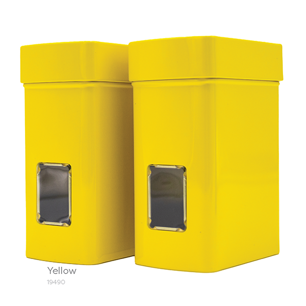 Stacking Tea Tin Collection - Sun Kissed Yellow